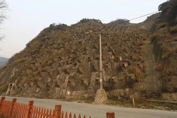 紫坪鋪?zhàn)蟀跺^索、抗滑樁